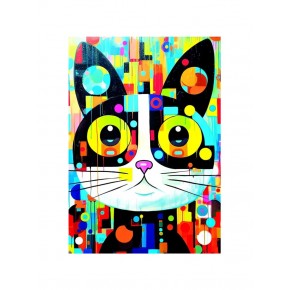 Ks Games Puzzle 300 Abstract Cat 19262