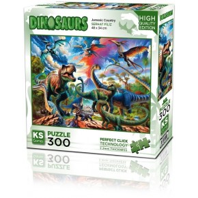 Ks Games Puzzle 300 Jurassic Country 19256