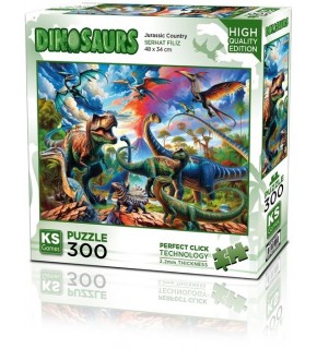 Ks Games Puzzle 300 Jurassic Country 19256