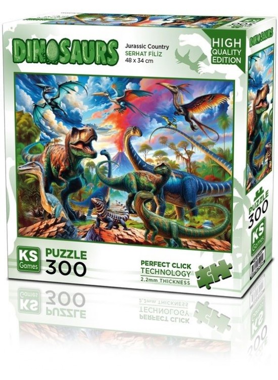 Ks Games Puzzle 300 Jurassic Country 19256