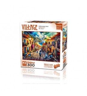 Ks Games Puzzle 300 Mediterranean Street 19260