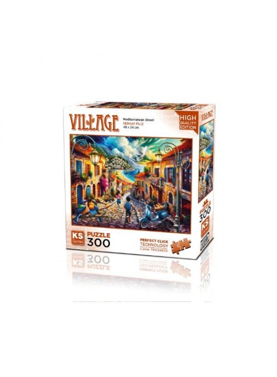 Ks Games Puzzle 300 Mediterranean Street 19260 Ks Games Puzzle 300 Mediterranean Street 19260