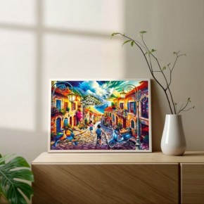 Ks Games Puzzle 300 Mediterranean Street 19260