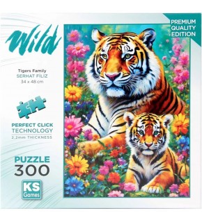 Ks Games Puzzle 300 Tigers Family 19258