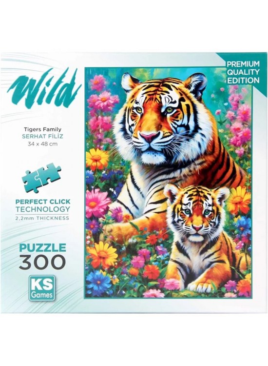 Ks Games Puzzle 300 Tigers Family 19258 Ks Games Puzzle 300 Tigers Family 19258
