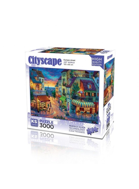 Ks Games Puzzle 3000 Europe Street 23021