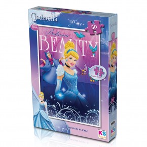 Ks Games Puzzle 50 Parça Cinderella 709
