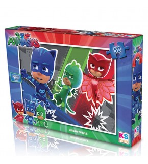 Ks Games Puzzle 50 Parça Pjmasks PJM 709