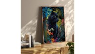 Ks Games Puzzle 500 Black Panther With A Tropical 20071