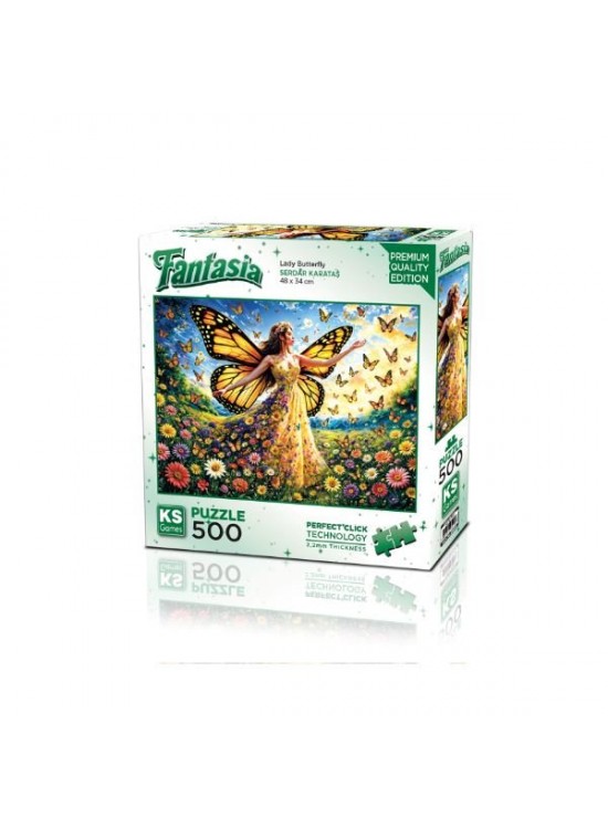 Ks Games Puzzle 500 Lady Butterfly 20093