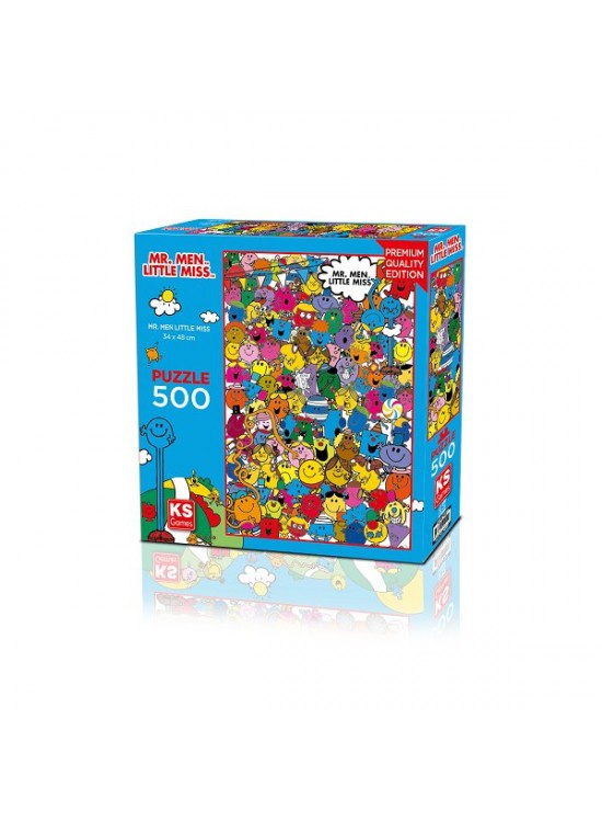 Ks Games Puzzle 500 Mr Men Lisanslı Yetişkin 14451