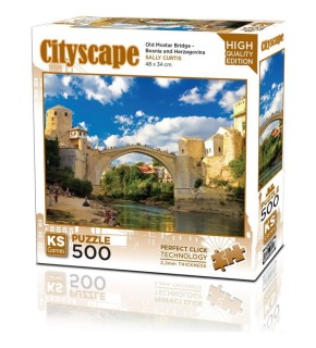 Ks Games Puzzle 500 Old Mostar Bridge Bosna-Hersek 20061
