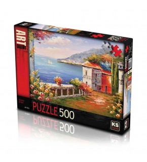 Ks Games Puzzle 500 Parça Garden Sea Jın Park (11377) Yetişkin 20058