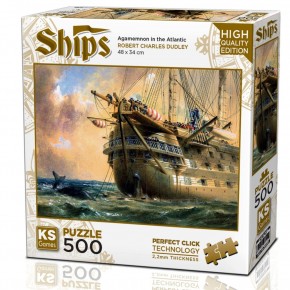Ks Games Puzzle 500 Parça Hms Agamemnon İn Atlantic 20050