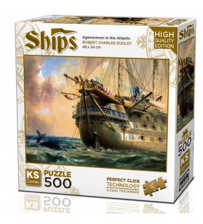 Ks Games Puzzle 500 Parça Hms Agamemnon İn Atlantic 20050