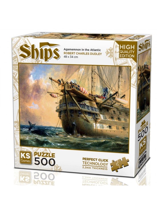 Ks Games Puzzle 500 Parça Hms Agamemnon İn Atlantic 20050 Ks Games Puzzle 500 Parça Hms Agamemnon İn Atlantic 20050