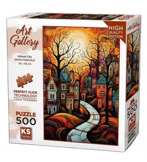 Ks Games Puzzle 500 Parça Houses 20076