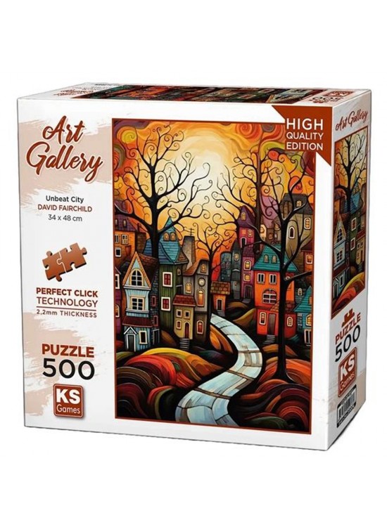 Ks Games Puzzle 500 Parça Houses 20076 Ks Games Puzzle 500 Parça Houses 20076