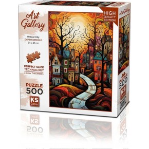 Ks Games Puzzle 500 Parça Houses 20076
