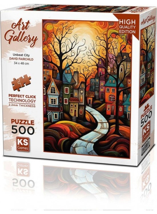 Ks Games Puzzle 500 Parça Houses 20076