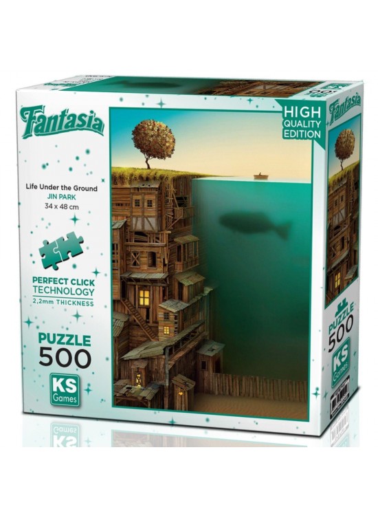 Ks Games Puzzle 500 Parça Life Under The Ground 20045