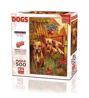 Ks Games Puzzle 500 Parça Up & Down Time Yetişkin 20067