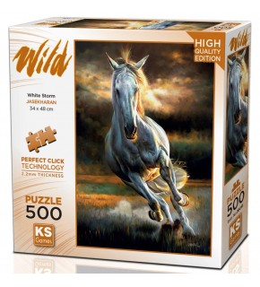 Ks Games Puzzle 500 Parça White Storm 20051