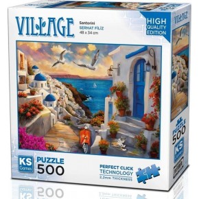 Ks Games Puzzle 500 Santorini