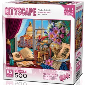 Ks Games Puzzle 500 Parça Venice Still Life