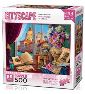 Ks Games Puzzle 500 Parça Venice Still Life