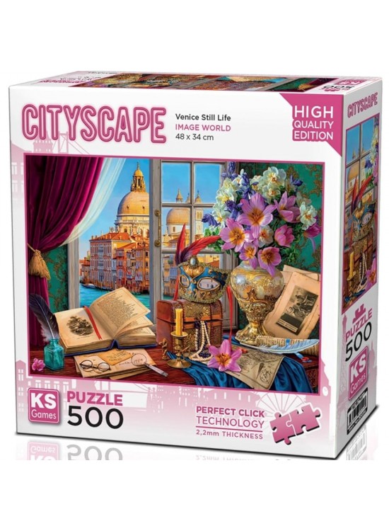 Ks Games Puzzle 500 Parça Venice Still Life