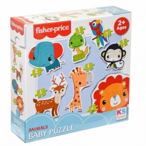 Ks Games Puzzle Fisher-Price Baby Puzzle Anımals Fp 13413