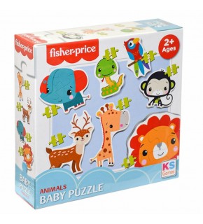 Ks Games Puzzle Fisher-Price Baby Puzzle Anımals Fp 13413