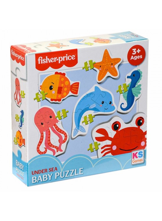 Ks Games Puzzle Fisher-Price Baby Puzzle Under Sea 6 İn 1 Fp 13412 Ks Games Puzzle Fisher-Price Baby Puzzle Under Sea 6 İn 1 Fp 13412