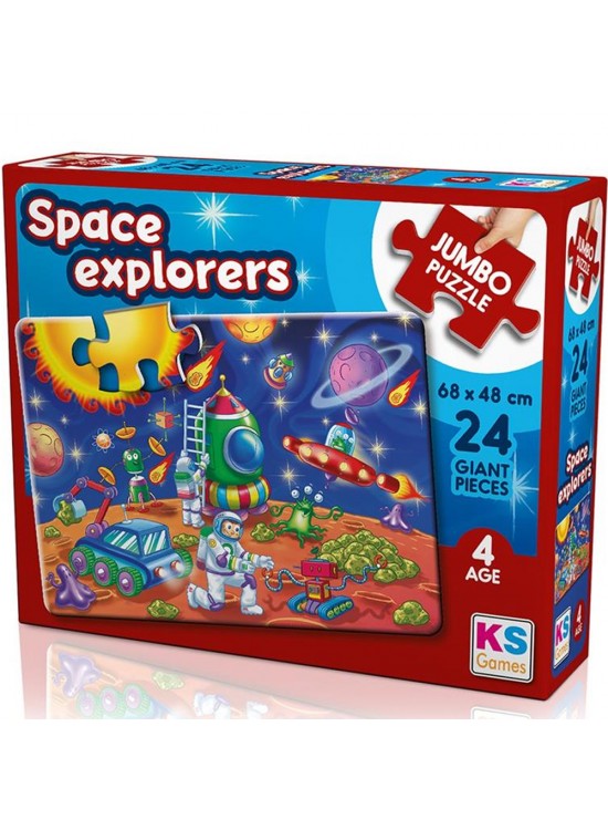 Ks Games Puzzle Space Explorers Jumbo Puzzle 24 Prç. Jp 31011 Ks Games Puzzle Space Explorers Jumbo Puzzle 24 Prç. Jp 31011