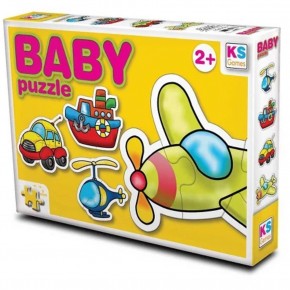 Ks Games Ulaşım/transportation 4in1 Puzzle 2/3/4/4