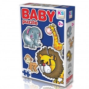 Ks Games Vahşi Hayvanlar/wild Animals 4in1 Puzzle 2/3/4/