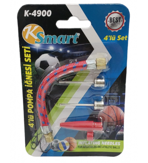 Ksmart Pompa Ucu İğne Seti 4 lü K-4900