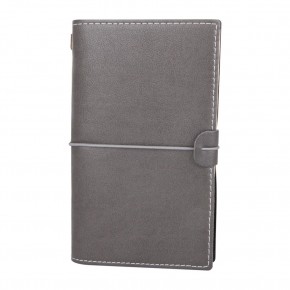 KUĞULU FÜME TARİHSİZ DEFTER (11,5X20 CM)