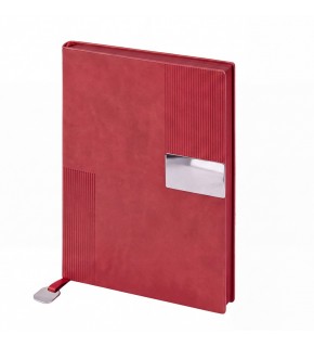 KUĞULU KIRMIZI TARİHSİZ DEFTER (15X21 CM)