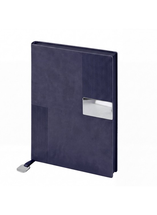 KUĞULU LACİVERT TARİHSİZ DEFTER (15X21 CM)