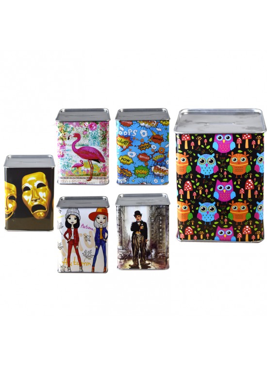 Kumbara Kare Metal 14x11x11