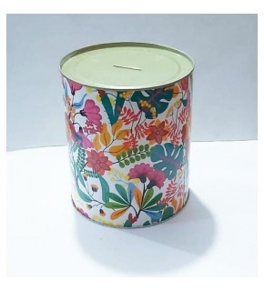 Kumbara Silindir Metal Orta Boy