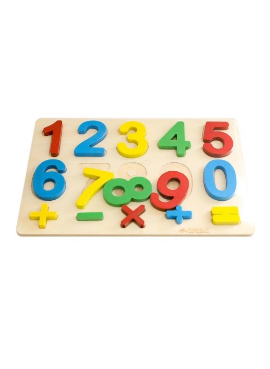 Kumtoys Ahşap Rakamlar Puzzle