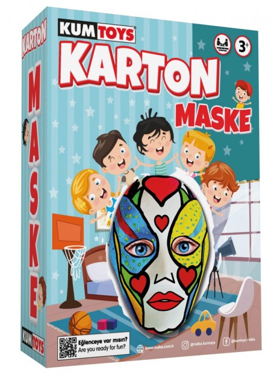 Kumtoys Karton Maske Seti Kutulu