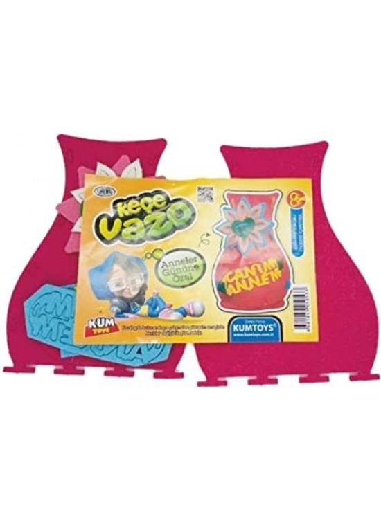 Kumtoys Keçe Vazo Anneler Günü