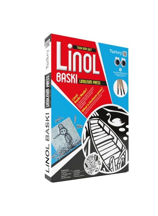 Kumtoys Linol Seti 22X32  Boya-Oyacak