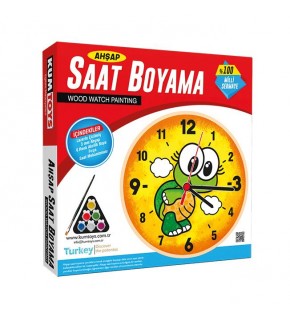 Kumtoys Saat Boyama Ahşap