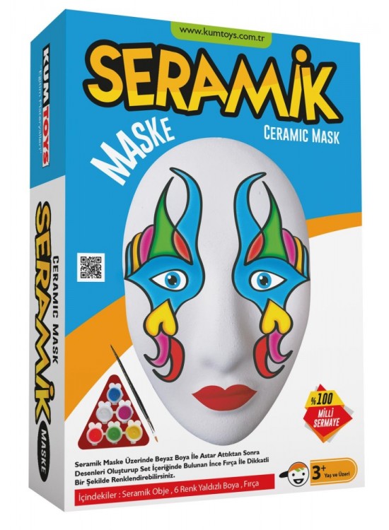Kumtoys Seramik Maske KM5217