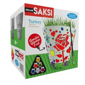 Kumtoys Seramik Saksı
